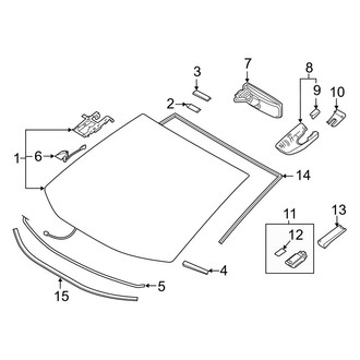 Toyota OE - Windshield - Glass (Japan Built)