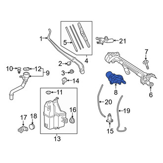 Toyota OE - Front Wiper Motor