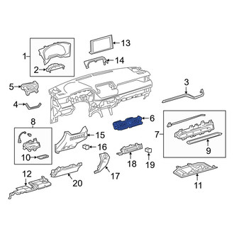 Toyota OE - Center Dashboard Air Vent