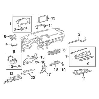 Toyota OE - Instrument Panel Components