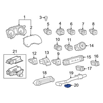 Toyota OE - Cabin Air Temperature Sensor Aspirator Tube