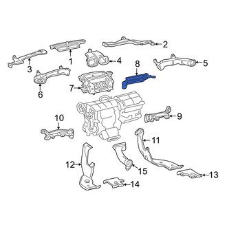 Toyota OE - Front Instrument Panel Air Duct