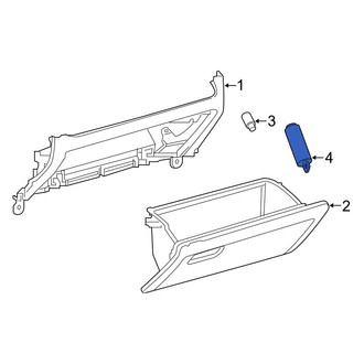 Toyota OE - Front Glove Box Support