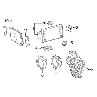 Toyota OE - Instrument Panel - Sound System