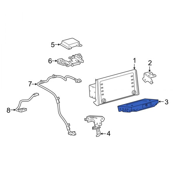 GPS Navigation Control Module