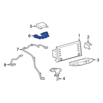 Toyota OE - GPS Navigation System Antenna Bracket