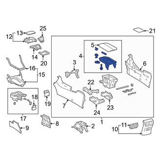 Toyota OE - Console Armrest