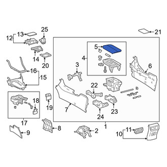 Toyota OE - Console Armrest