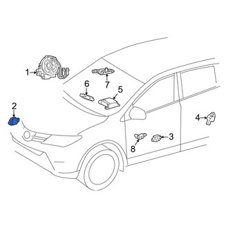 Toyota OE - Front Air Bag Impact Sensor