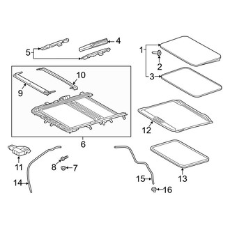 Toyota OE - Roof - Sunroof (Sunroof)