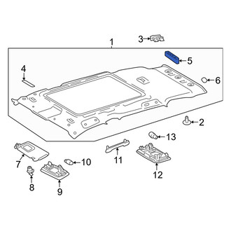 Toyota OE - Front Headliner Insulator