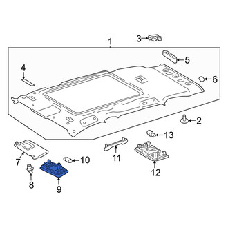 Toyota OE - Sun Visor Light