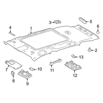 Toyota OE - Roof - Interior Trim (Panoramic Roof, Japan Built)