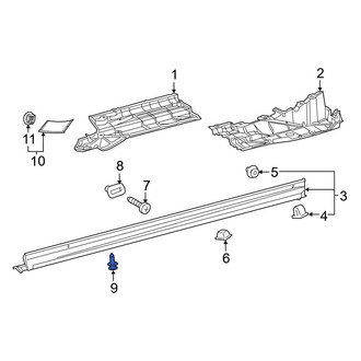 Toyota OE - Rocker Panel Molding Clip
