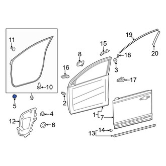 Toyota OE - Rear Door Plug