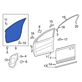 Toyota OE - Front Left Outer Door Seal