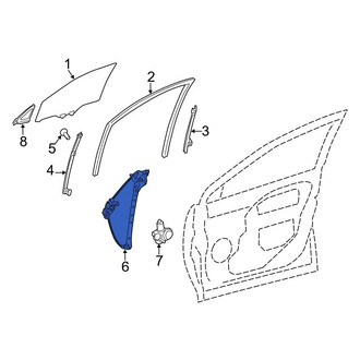 Toyota OE - Rear Right Window Regulator