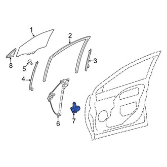 Toyota OE - Rear Right Window Motor