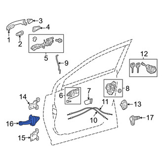 Toyota OE - Front Door Check