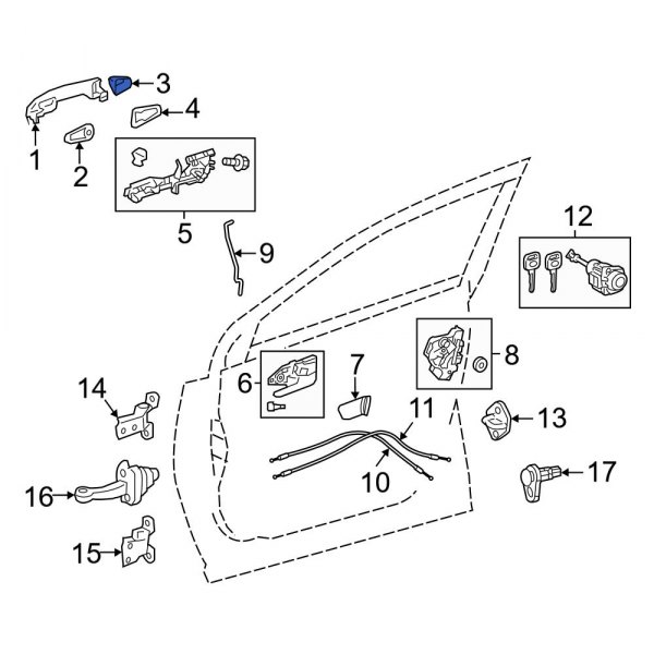 Exterior Door Handle Cover