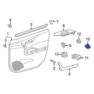 Toyota OE - Rear Door Window Switch