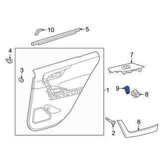 Toyota OE - Rear Right Seat Heater Switch