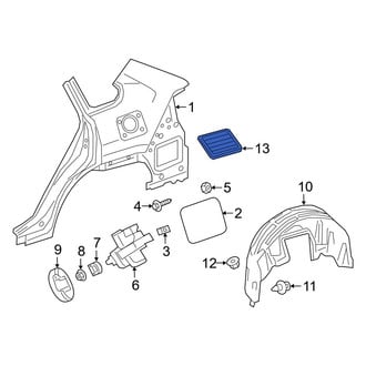 Toyota OE - Rear Left Quarter Panel Vent