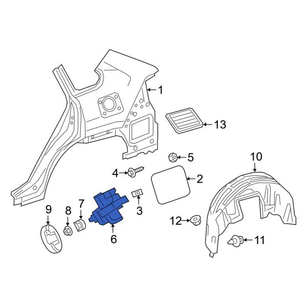 Fuel Filler Door Lock Actuator