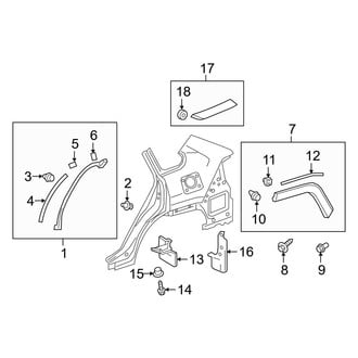 Toyota OE - Quarter Panel - Exterior Trim