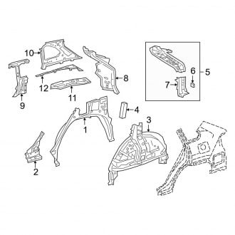 2021 Toyota RAV4 OEM Fenders | Front, Rear, Inner — CARiD.com