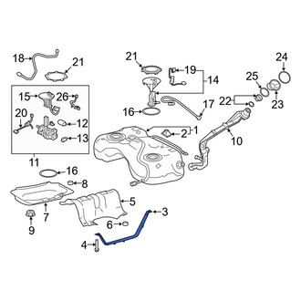 Toyota OE - Fuel Tank Strap