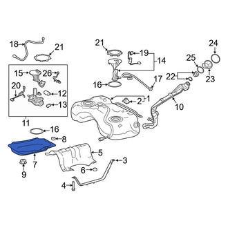 Toyota OE - Lower Fuel Tank Shield