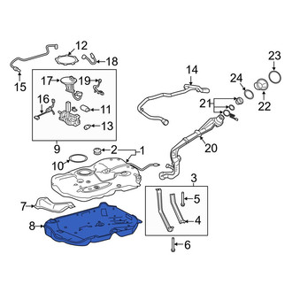 Toyota OE - Lower Fuel Tank Shield