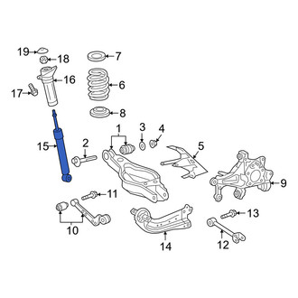 Toyota OE - Rear Suspension Shock Absorber