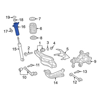 Toyota OE - Rear Suspension Shock Absorber Mount