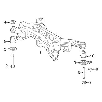 Toyota OE - Rear Suspension - Suspension Mounting (Adventure / LE / Limited / TRD Off-Road / XLE / XLE Premium AWD)