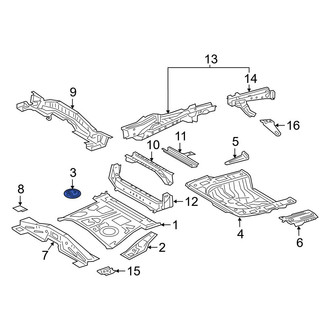 Toyota OE - Right Trunk Floor Access Cover