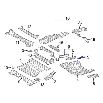 Toyota OE - Rear Left Floor Support