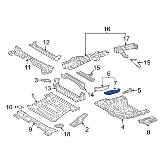Toyota OE - Rear Right Floor Extension