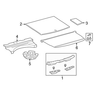 Toyota OE - Rear Body & Floor - Interior Trim