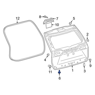 Toyota OE - Rear Liftgate Drain Plug