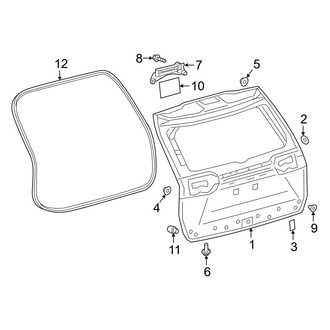 Toyota OE - Lift Gate - Gate & Hardware (North America Built)