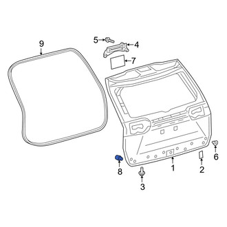 Toyota OE - Rear Liftgate Stop Bumper