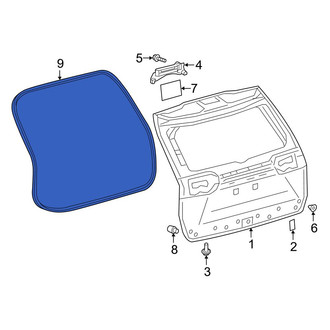 Toyota OE - Rear Hatch Seal