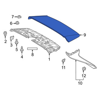 Toyota OE - Rear Center Spoiler