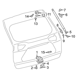 Toyota OE - Lift Gate - Lock & Hardware (W/O Power)