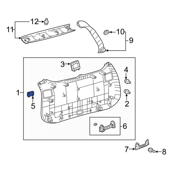 Liftgate Trim Cap