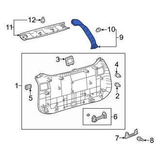 Toyota OE - Rear Right Liftgate Trim