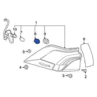 Toyota OE - Rear Tail Light Bulb