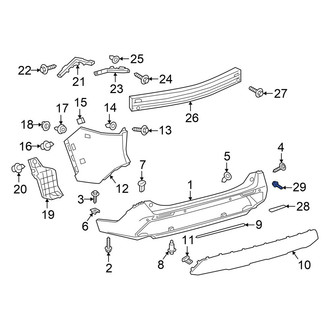 Toyota OE - Reflector Panel Screw
